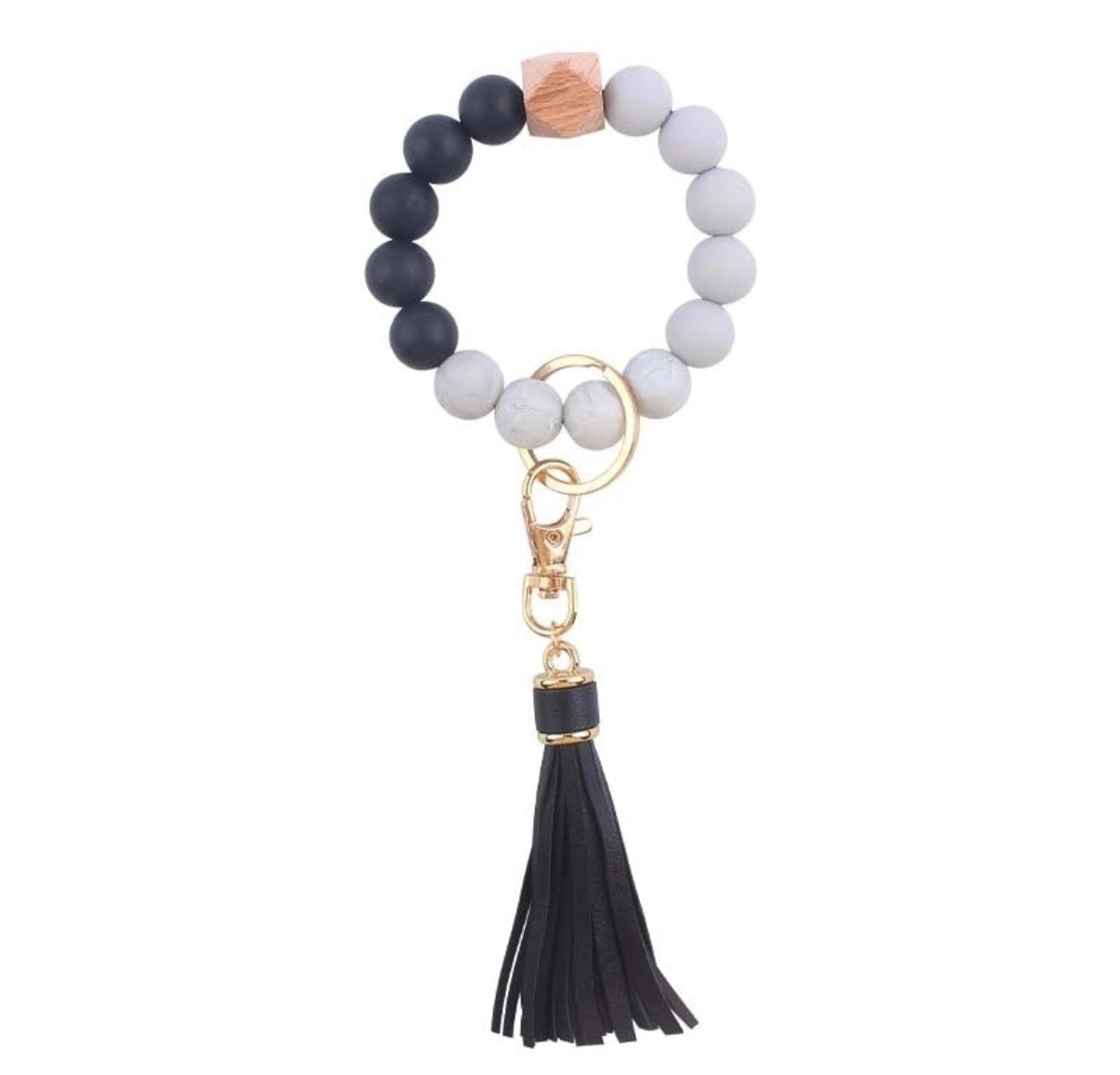 Beaded Wristlet Keychain