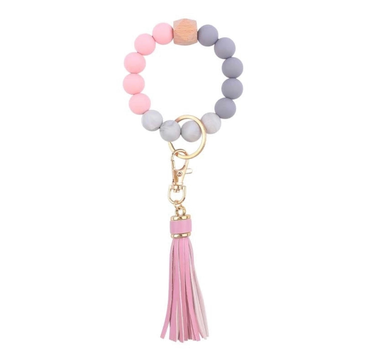 Beaded Wristlet Keychain