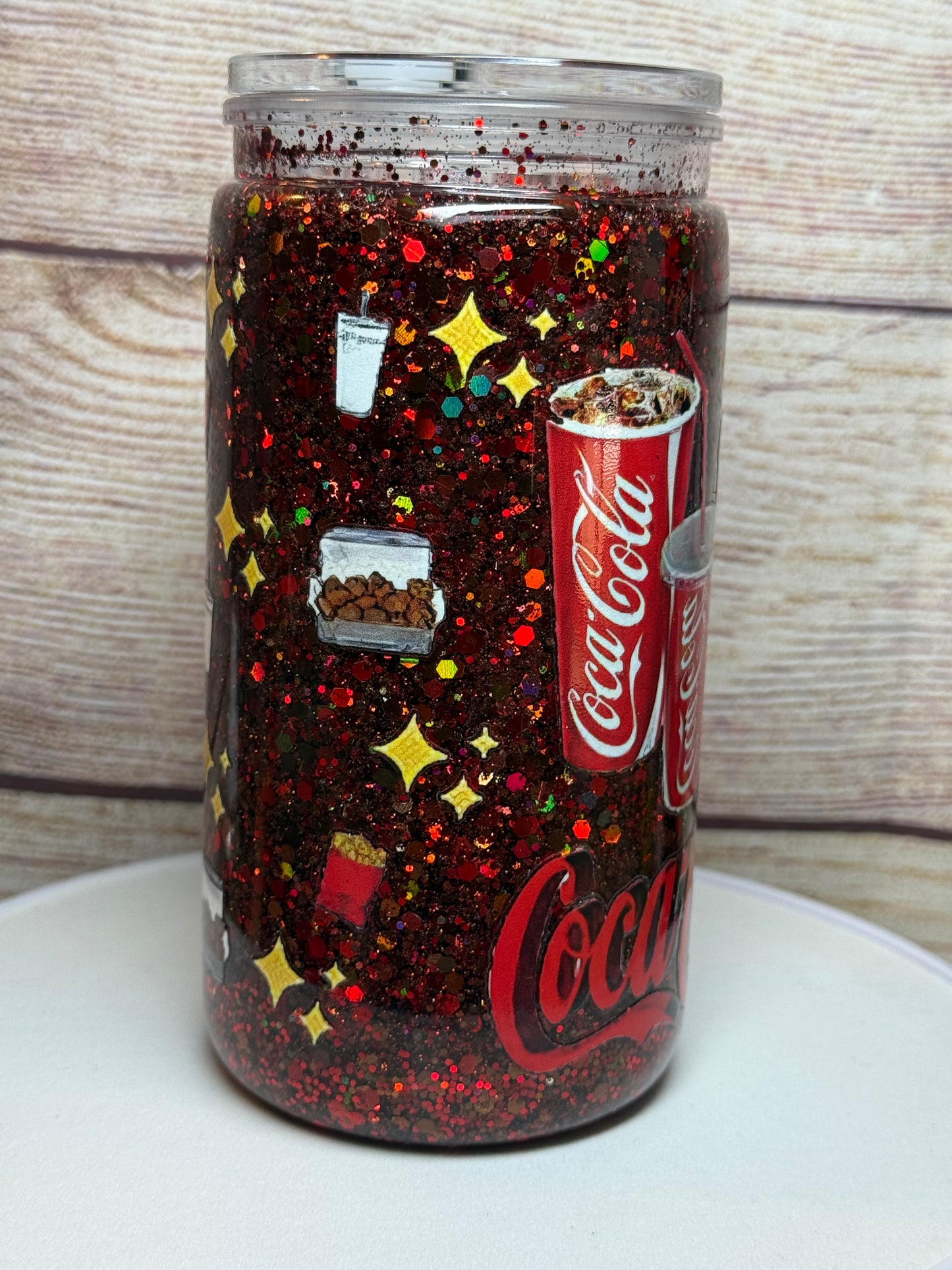Coca-Cola 16oz snow globe tumbler