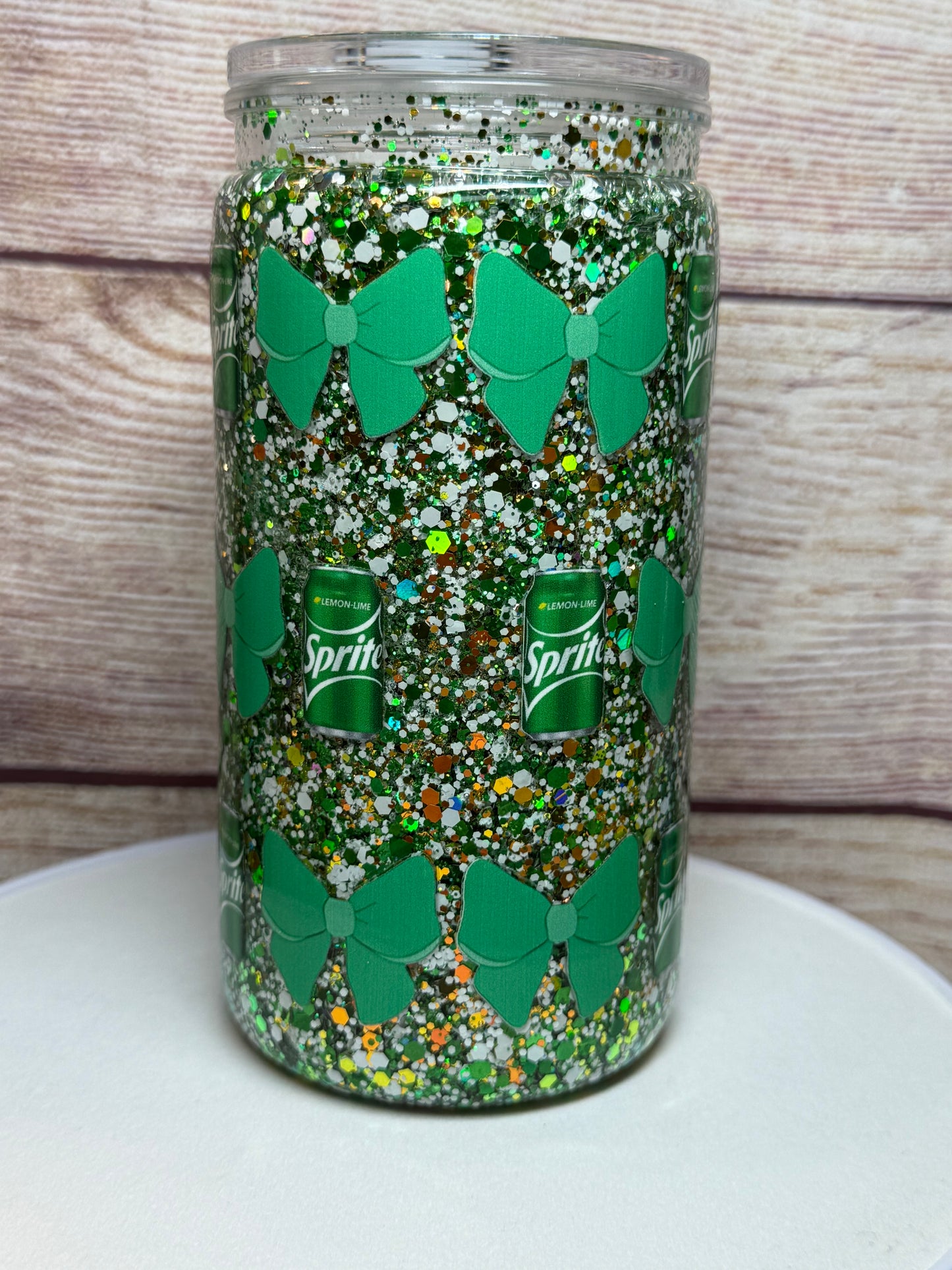 Sprite 16oz Snow Globe Tumbler
