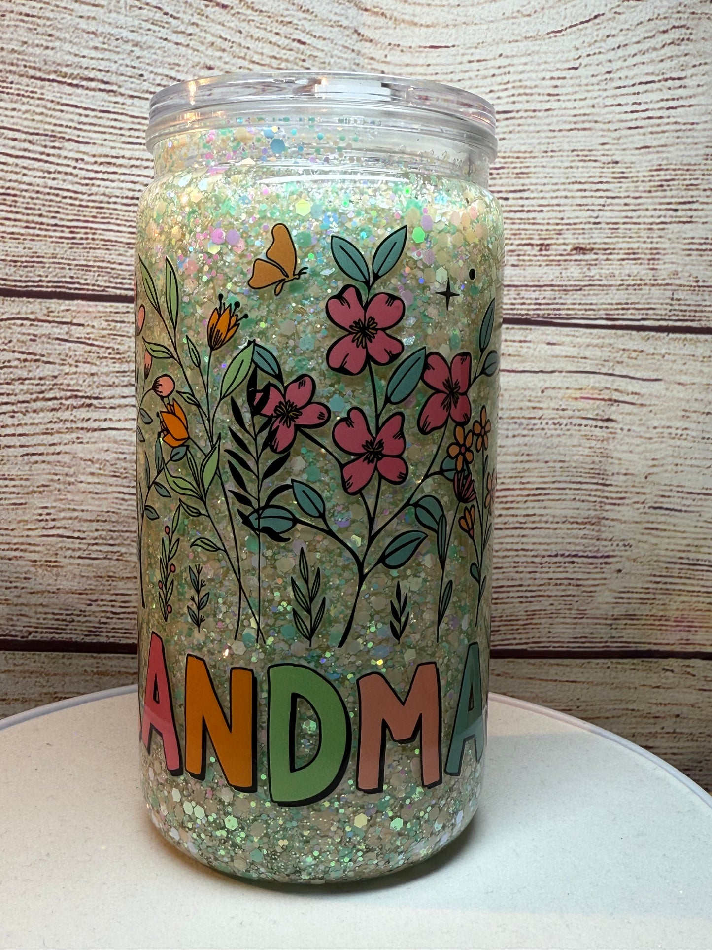 Grandma Snow Globe Tumbler