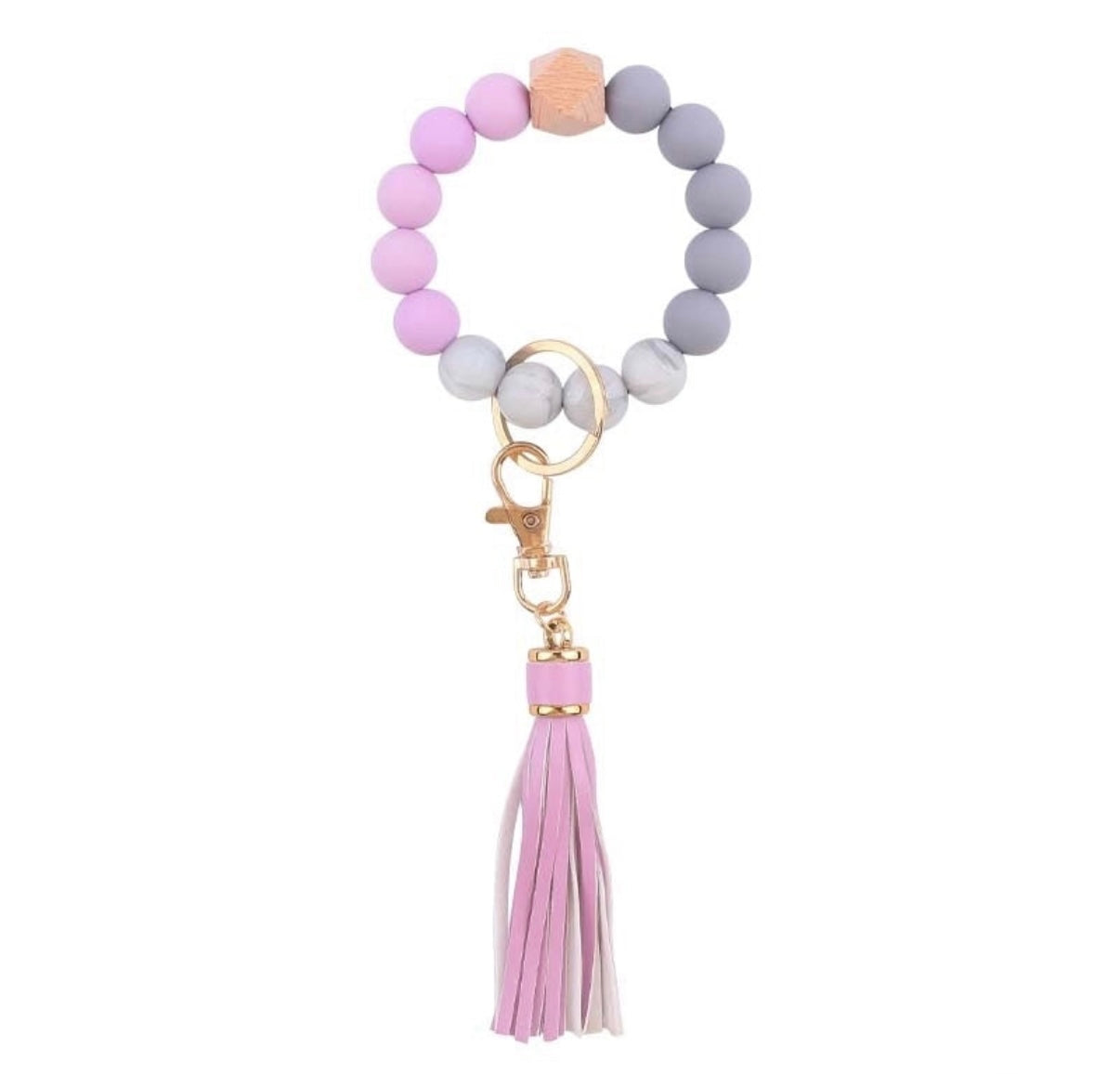 Beaded Wristlet Keychain