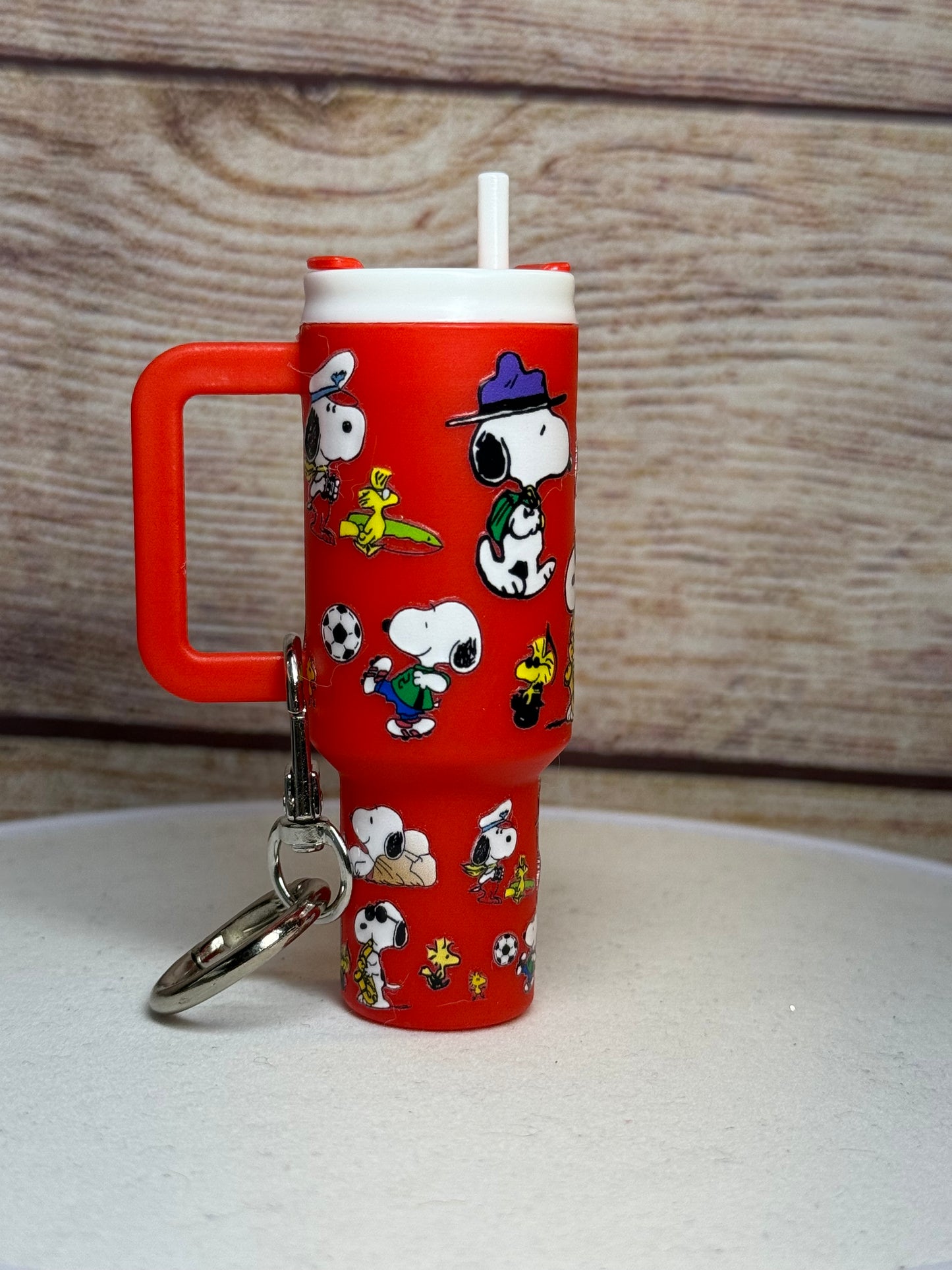 Snoopy Mini Tumbler Keychain