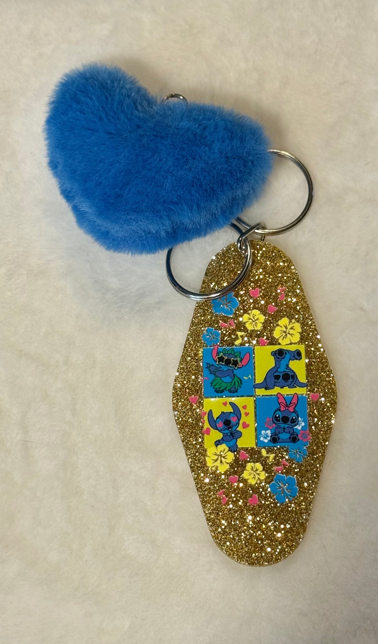 Stitch Hotel Keychains