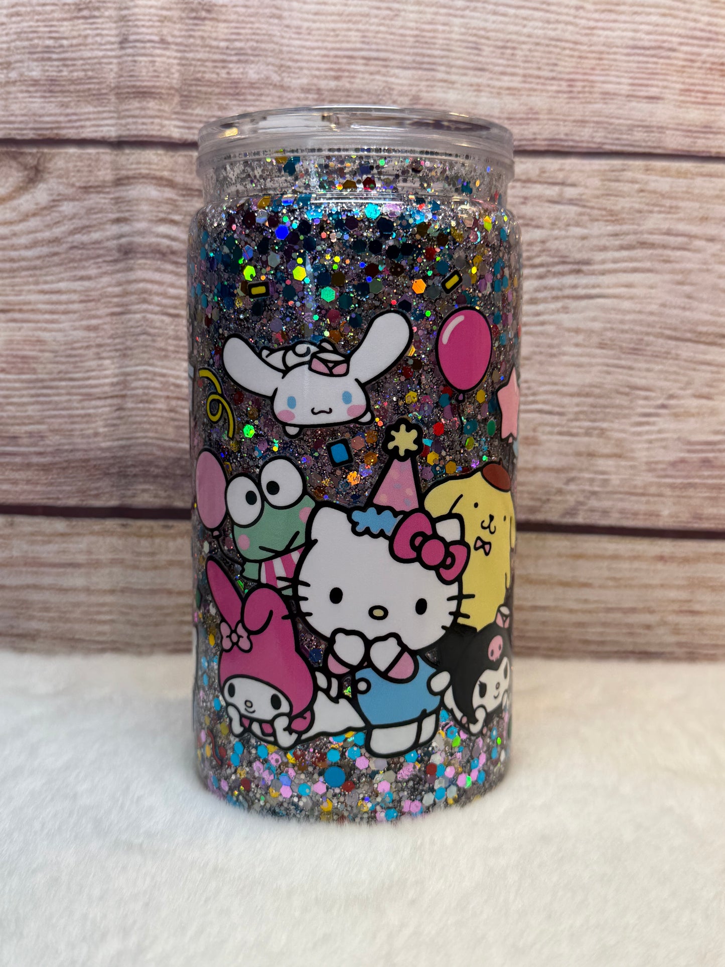 Hello Kitty Party Snow Globe Tumbler
