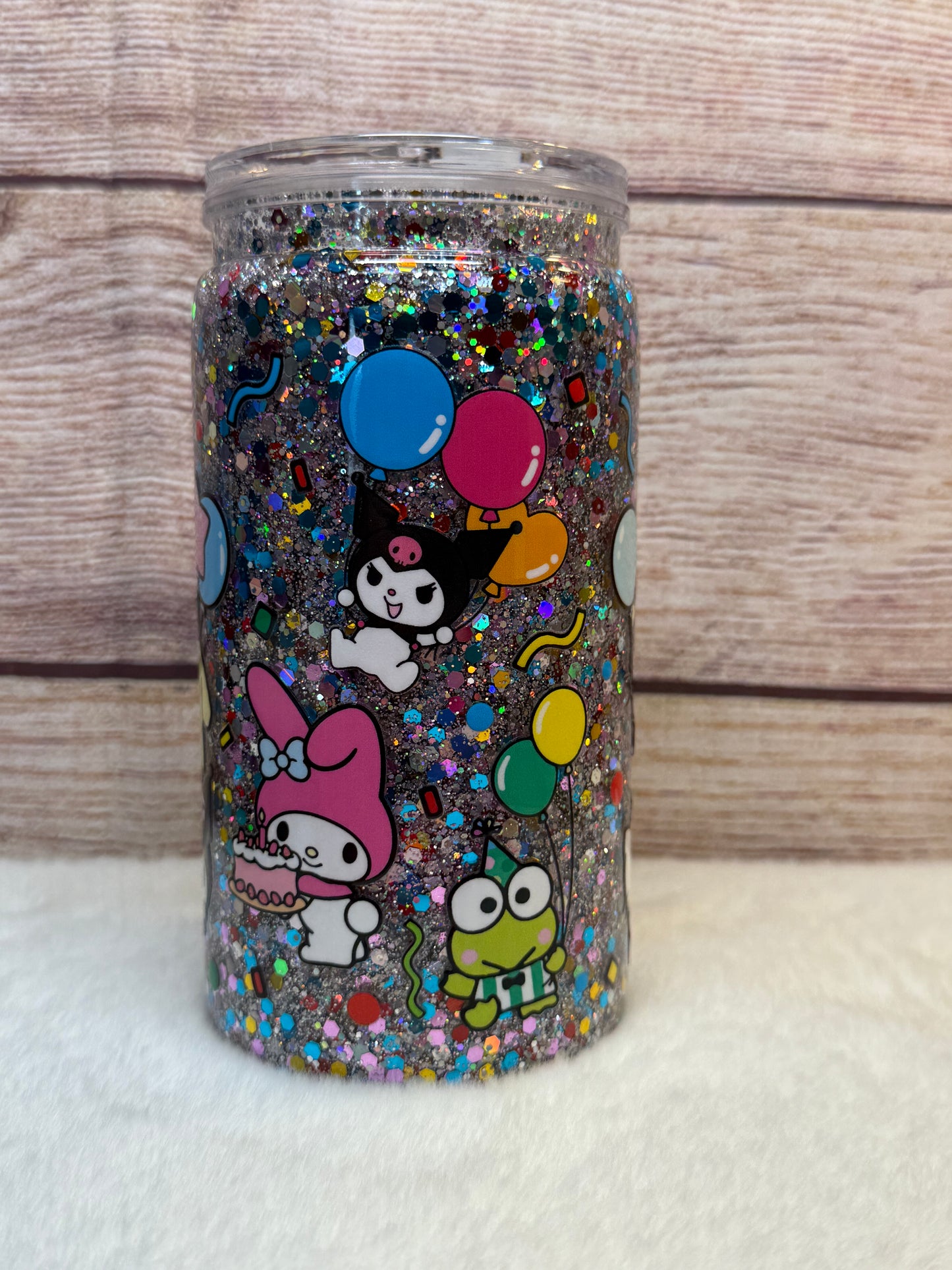 Hello Kitty Party Snow Globe Tumbler