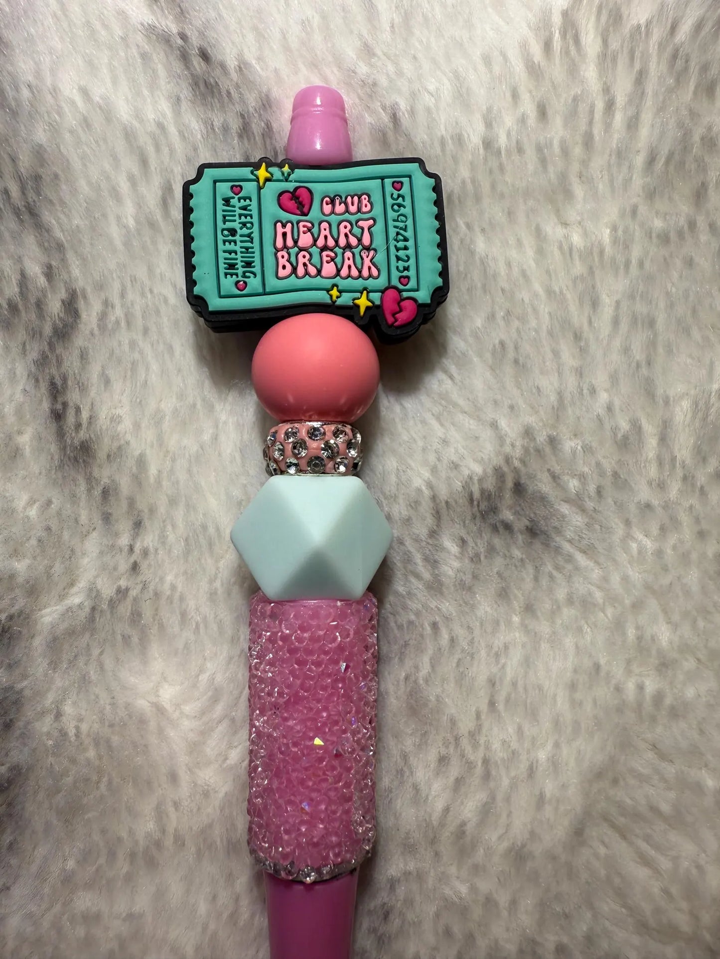 Valentine's Day Beaded Pens