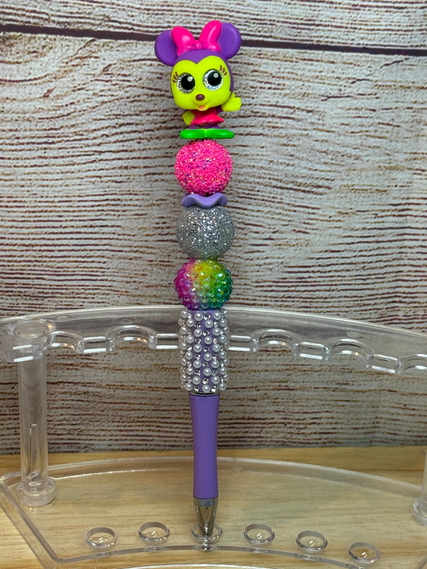 Neon Doorables Beaded Pens