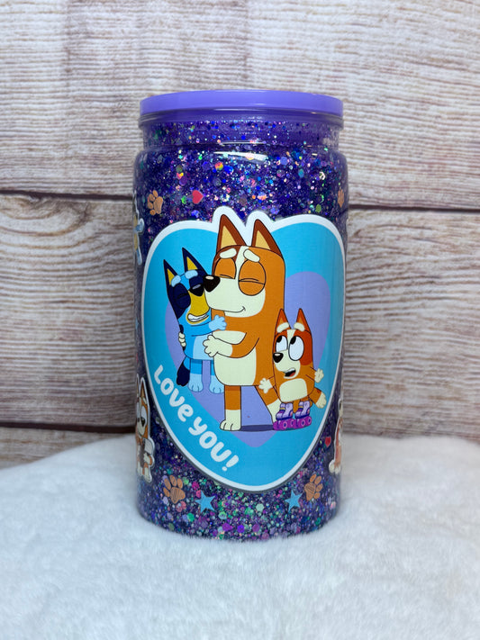 Bluey Snow Globe Tumbler