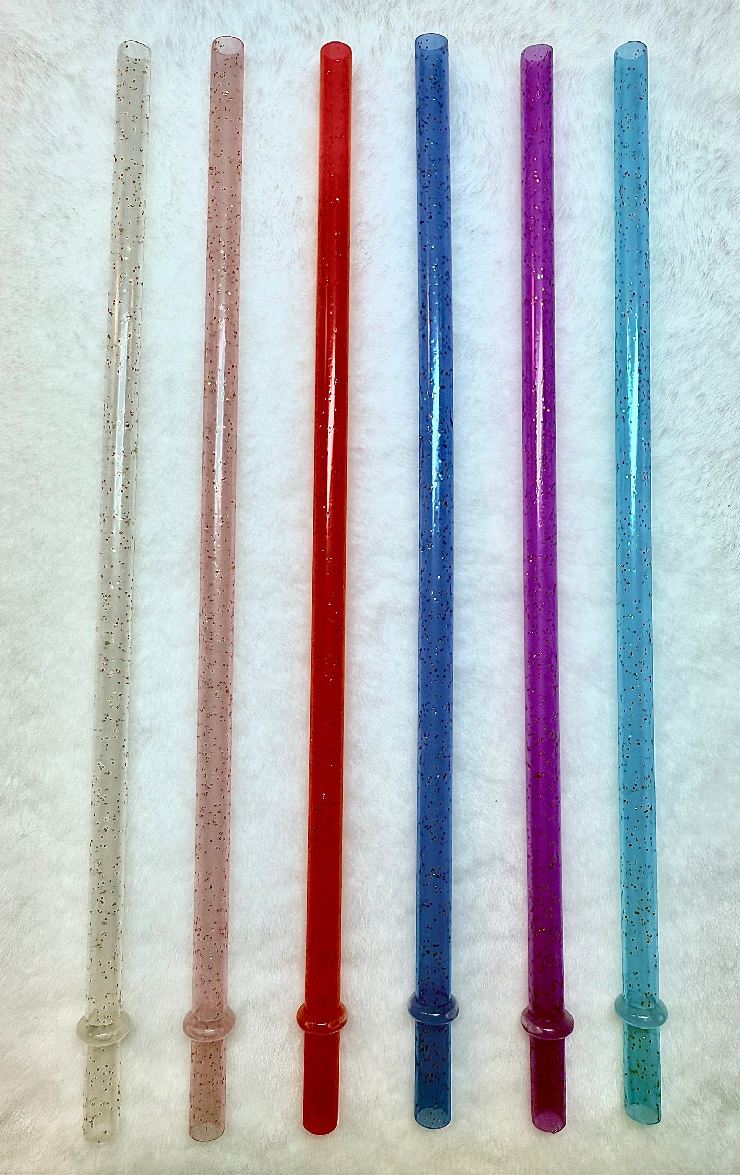 Plastic Glitter Straw