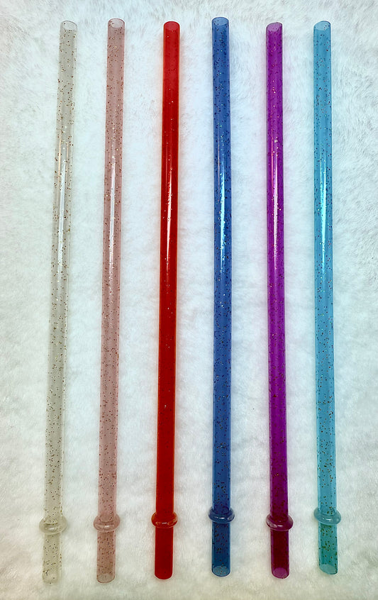 Plastic Glitter Straw