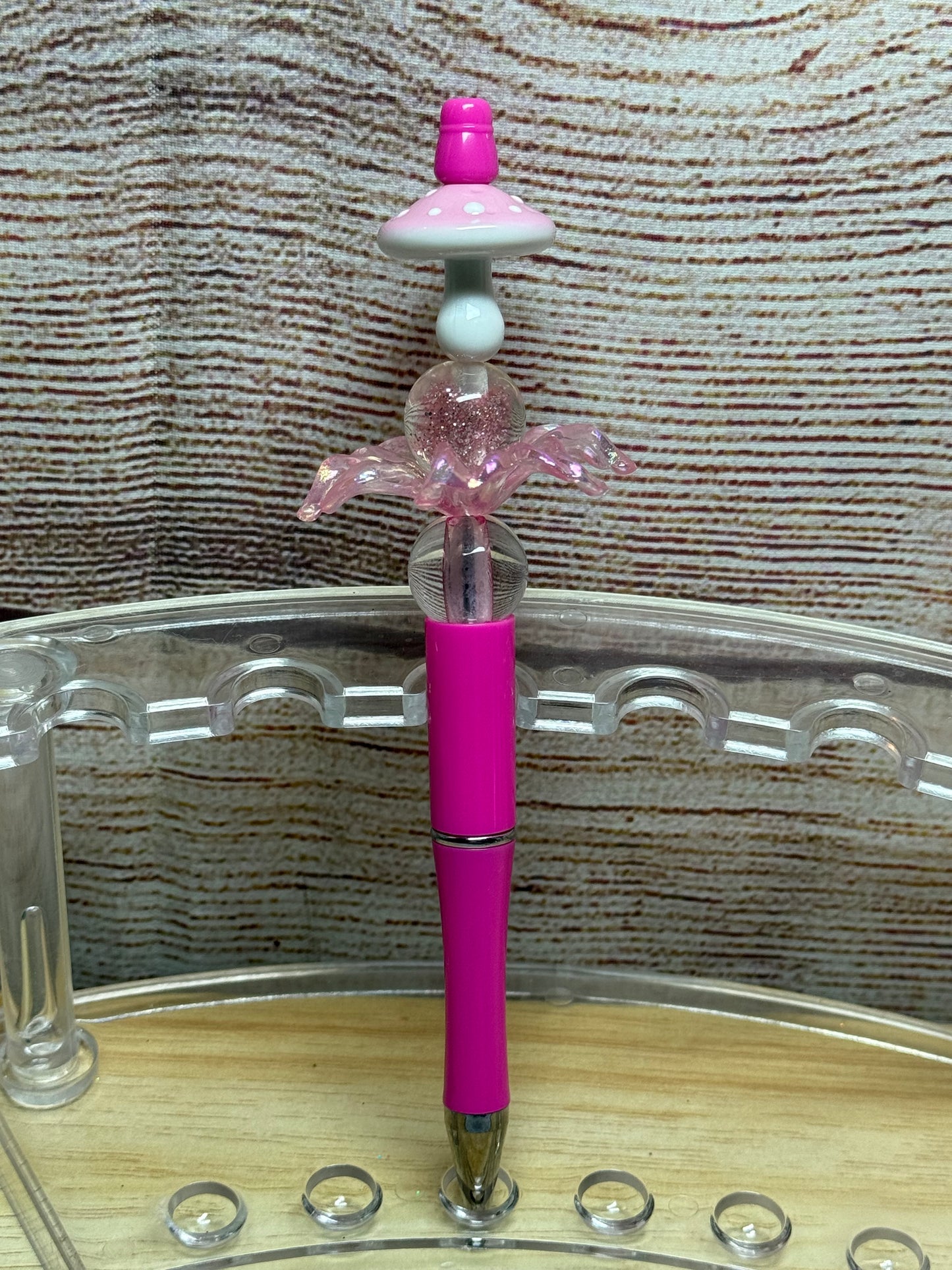 Flower & Mushroom Pens - Set of 3