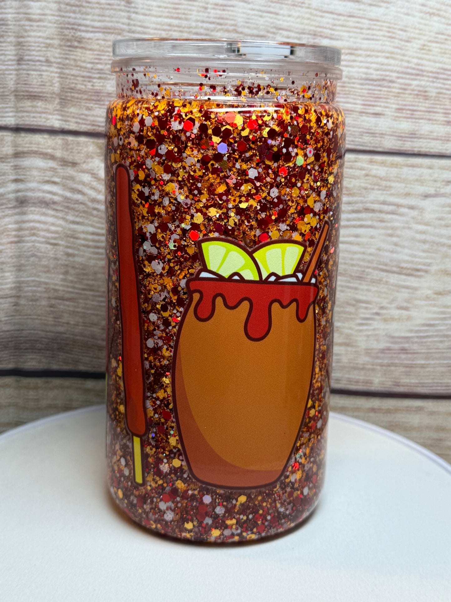 Cheetos 16oz snow globe tumbler