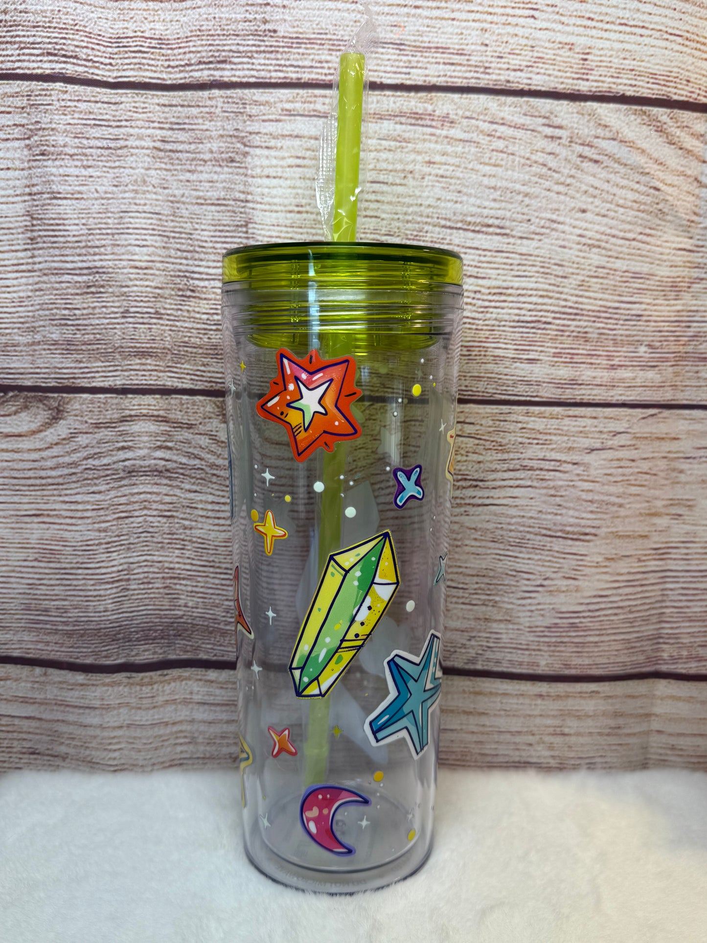 Crystals 16oz Skinny Tumbler