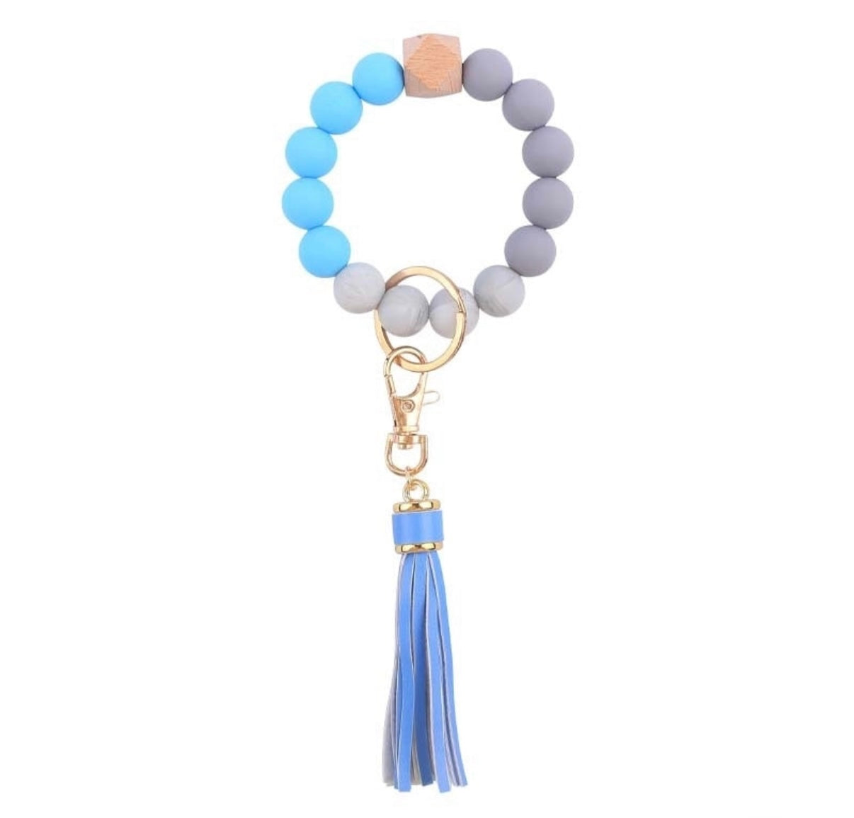 Beaded Wristlet Keychain