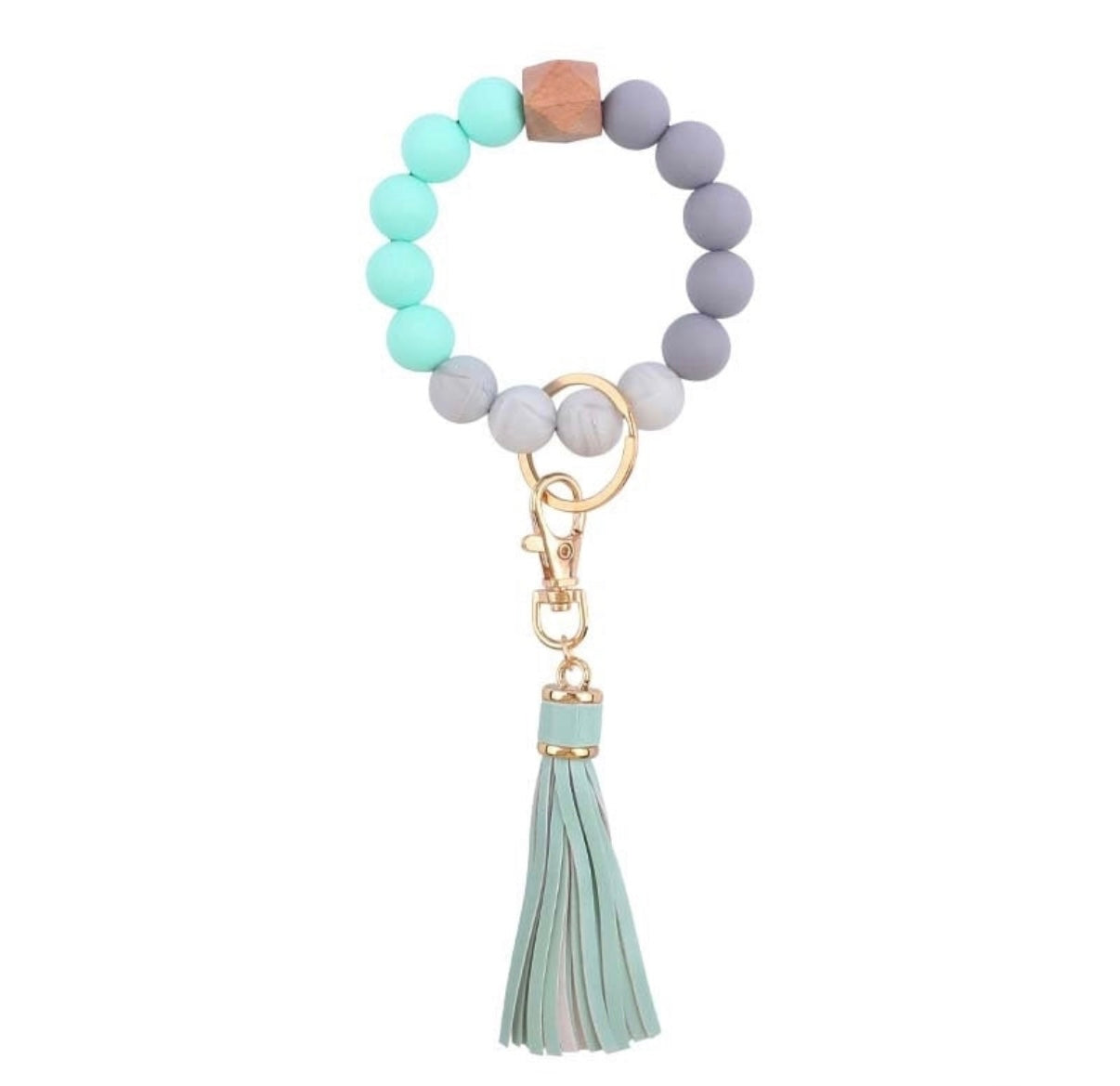 Beaded Wristlet Keychain
