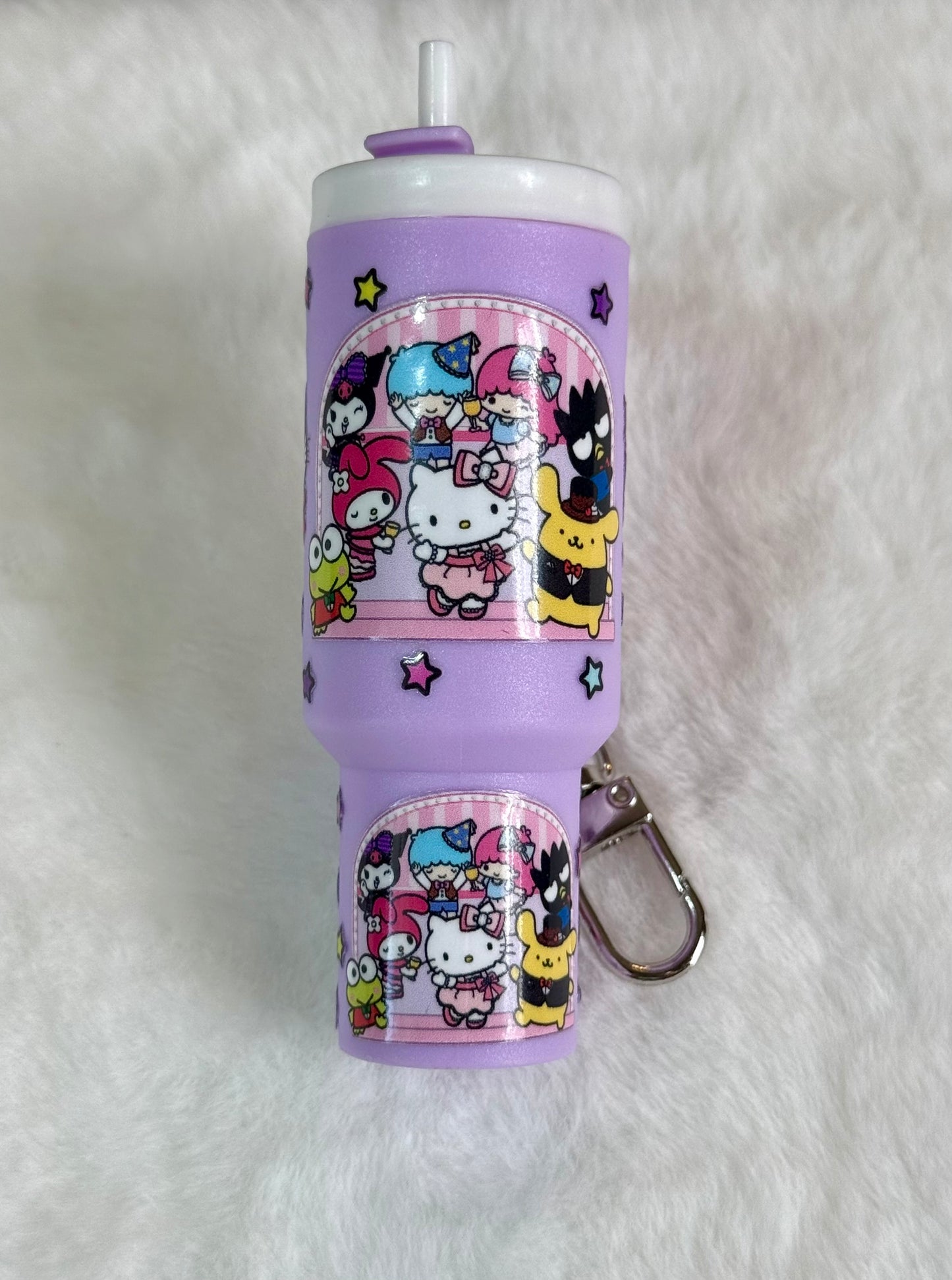 Hello Kitty Characters Mini Tumbler Keychain