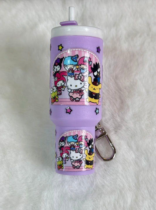 Hello Kitty Characters Mini Tumbler Keychain