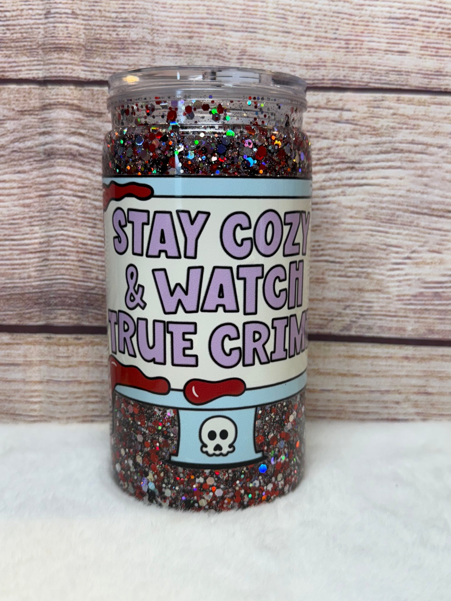 True Crime Snow Globe Tumbler