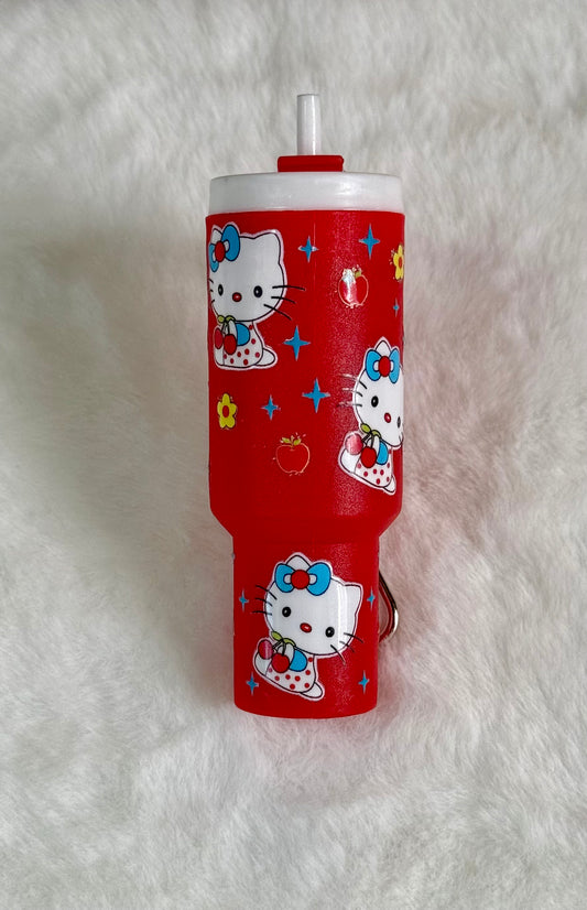 Hello Kitty Mini Tumbler Keychain