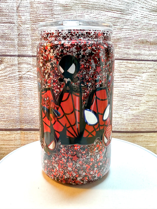 Spider-Man Mama snow globe tumbler