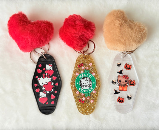 Hello Kitty Hotel Keychains