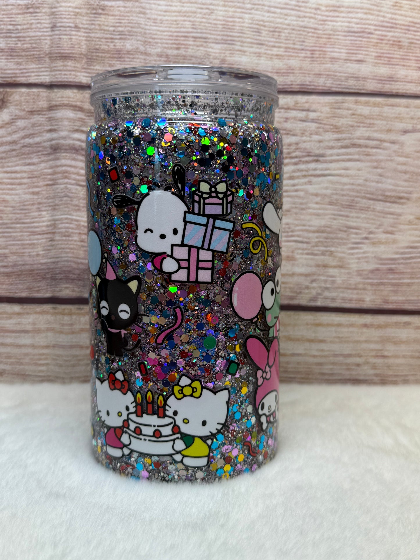 Hello Kitty Party Snow Globe Tumbler