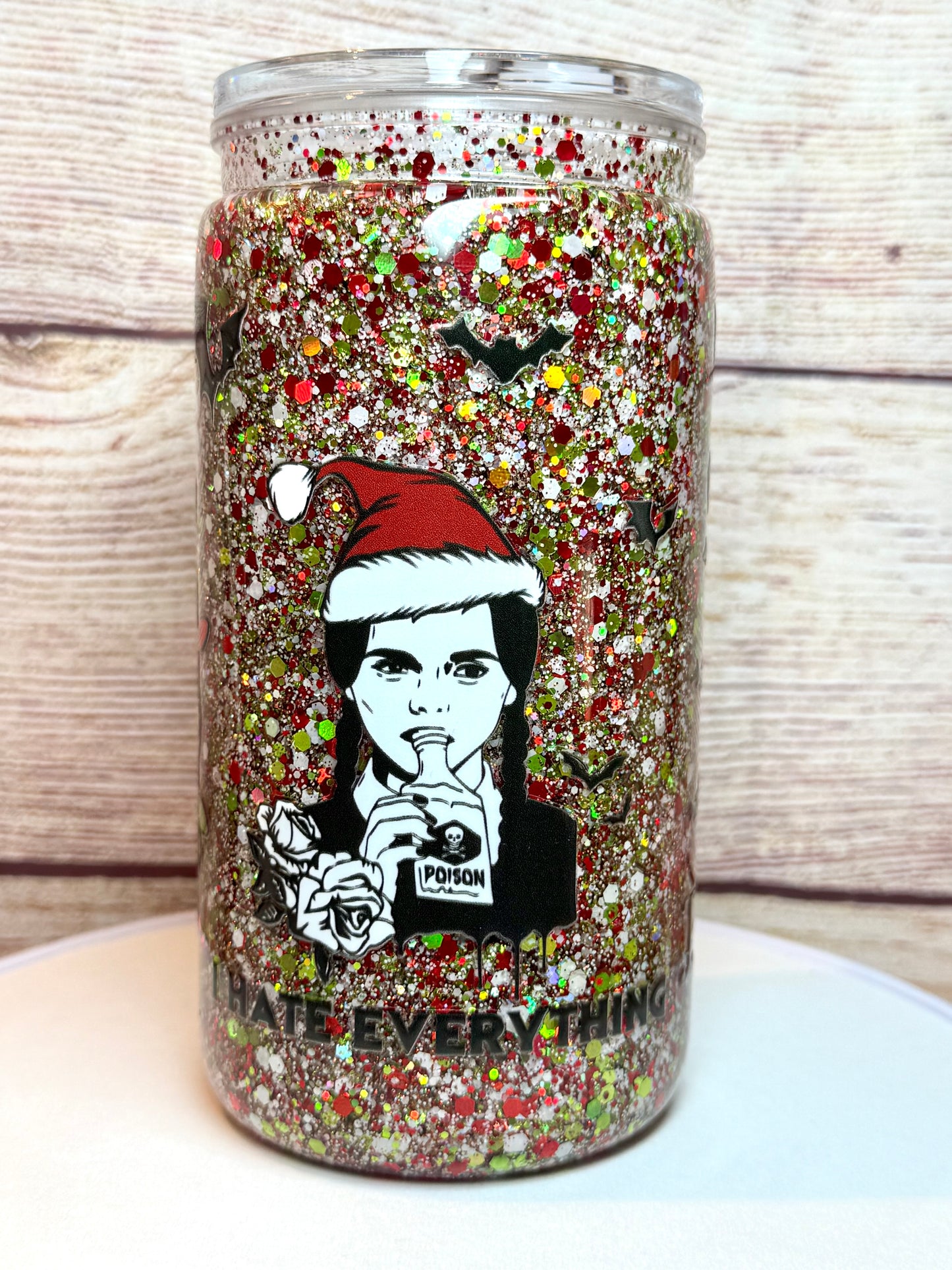 I’m Not Merry Snow Globe Tumbler