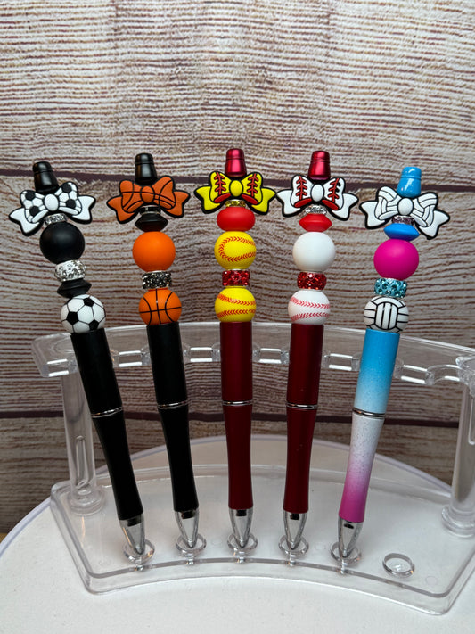 Sports Beaded Pens
