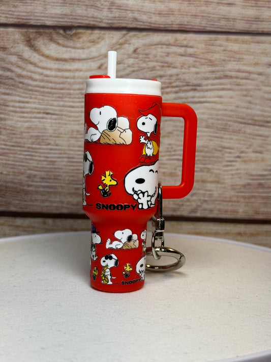 Snoopy Mini Tumbler Keychain