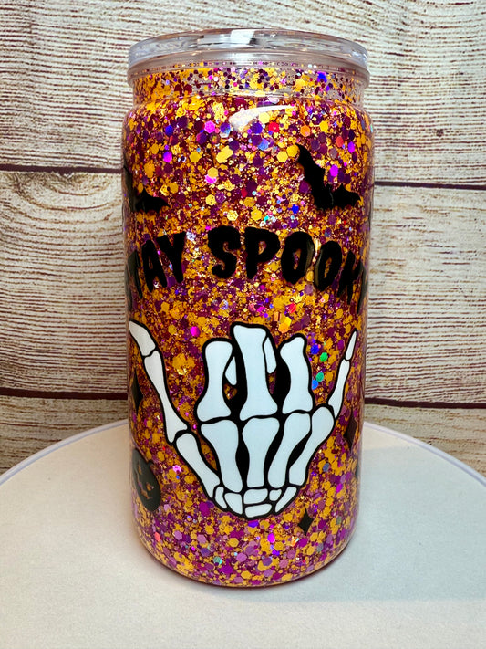 Stay Spooky Snow Globe Tumbler