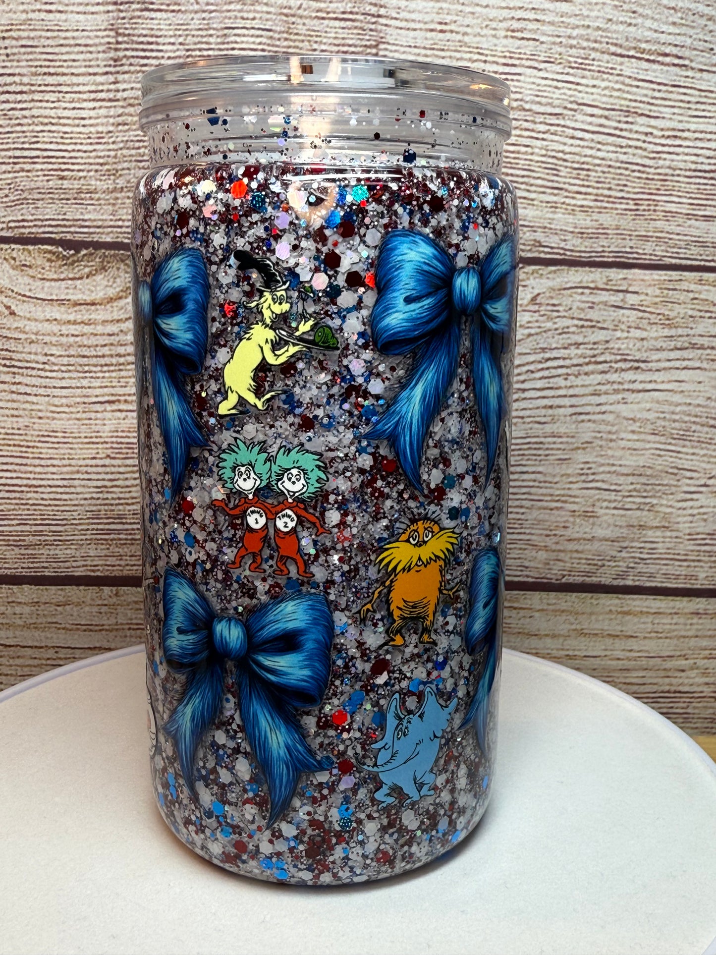 Dr. Seuss Snow Globe Tumbler