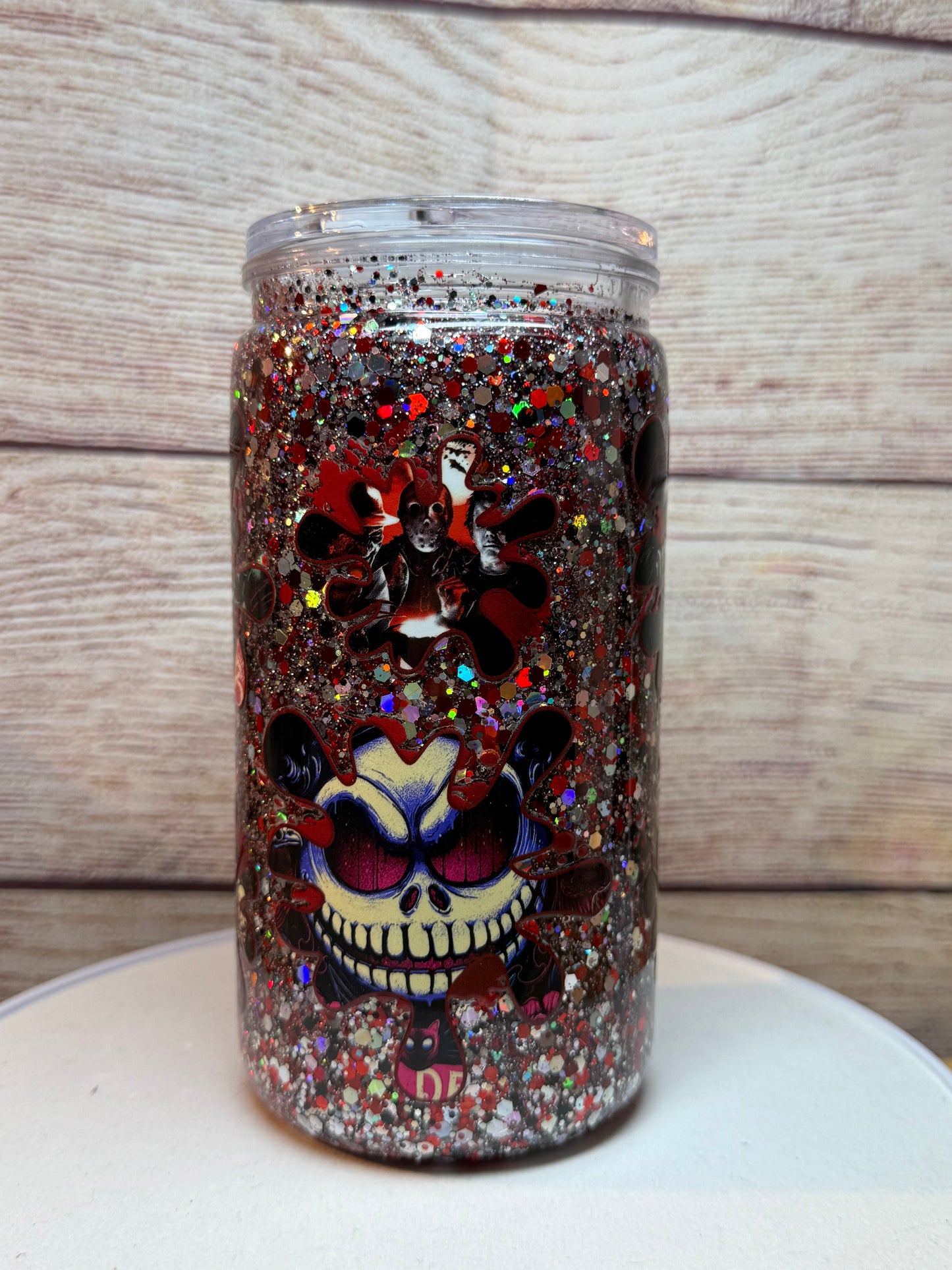 Horror Snow Globe Tumbler
