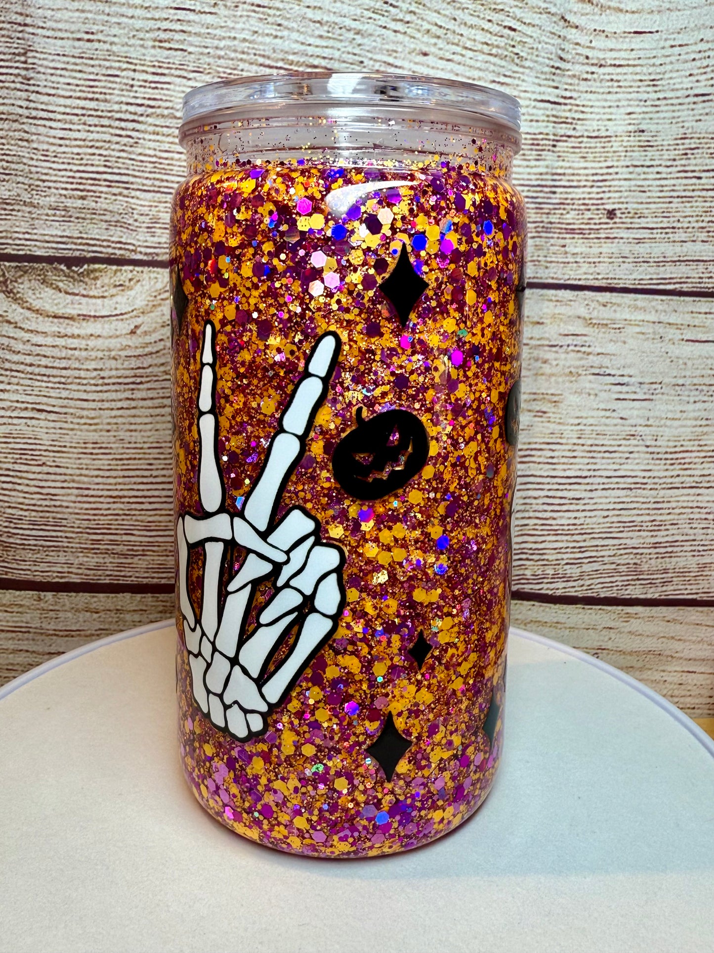 Stay Spooky Snow Globe Tumbler