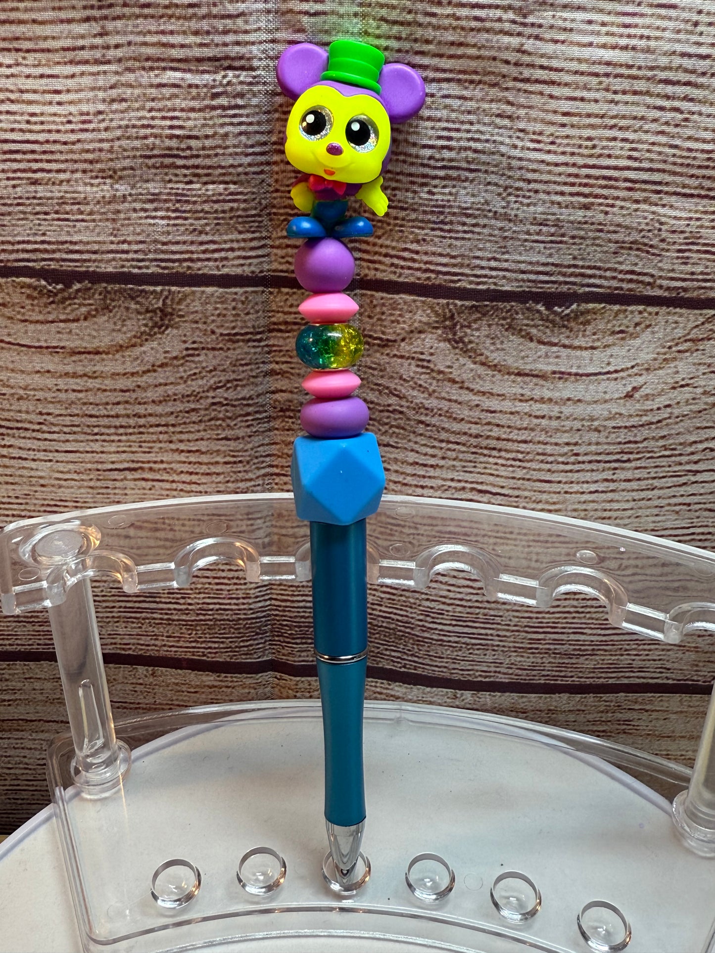 Neon Doorables Beaded Pens