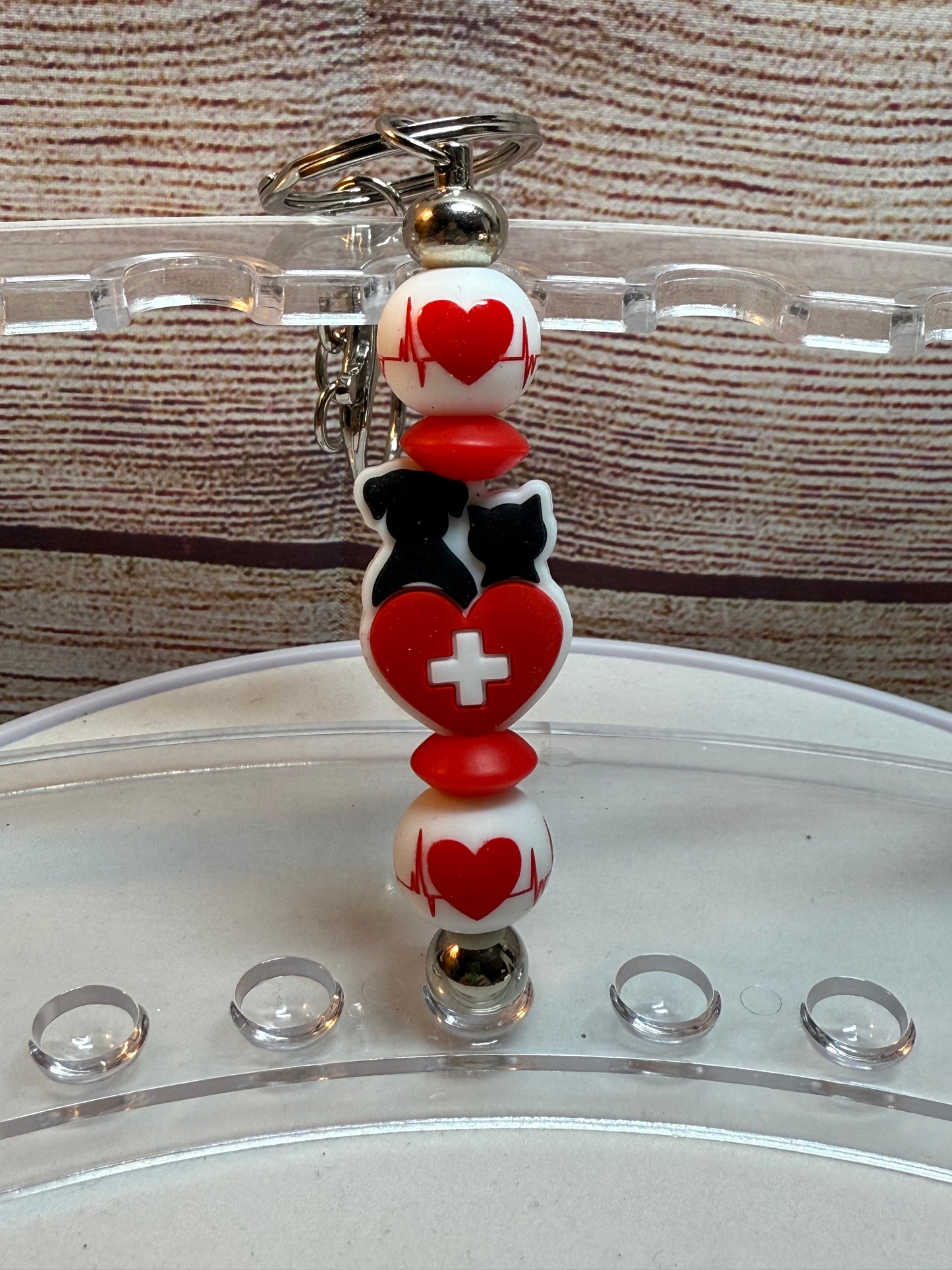 Occupation Beaded Keychains