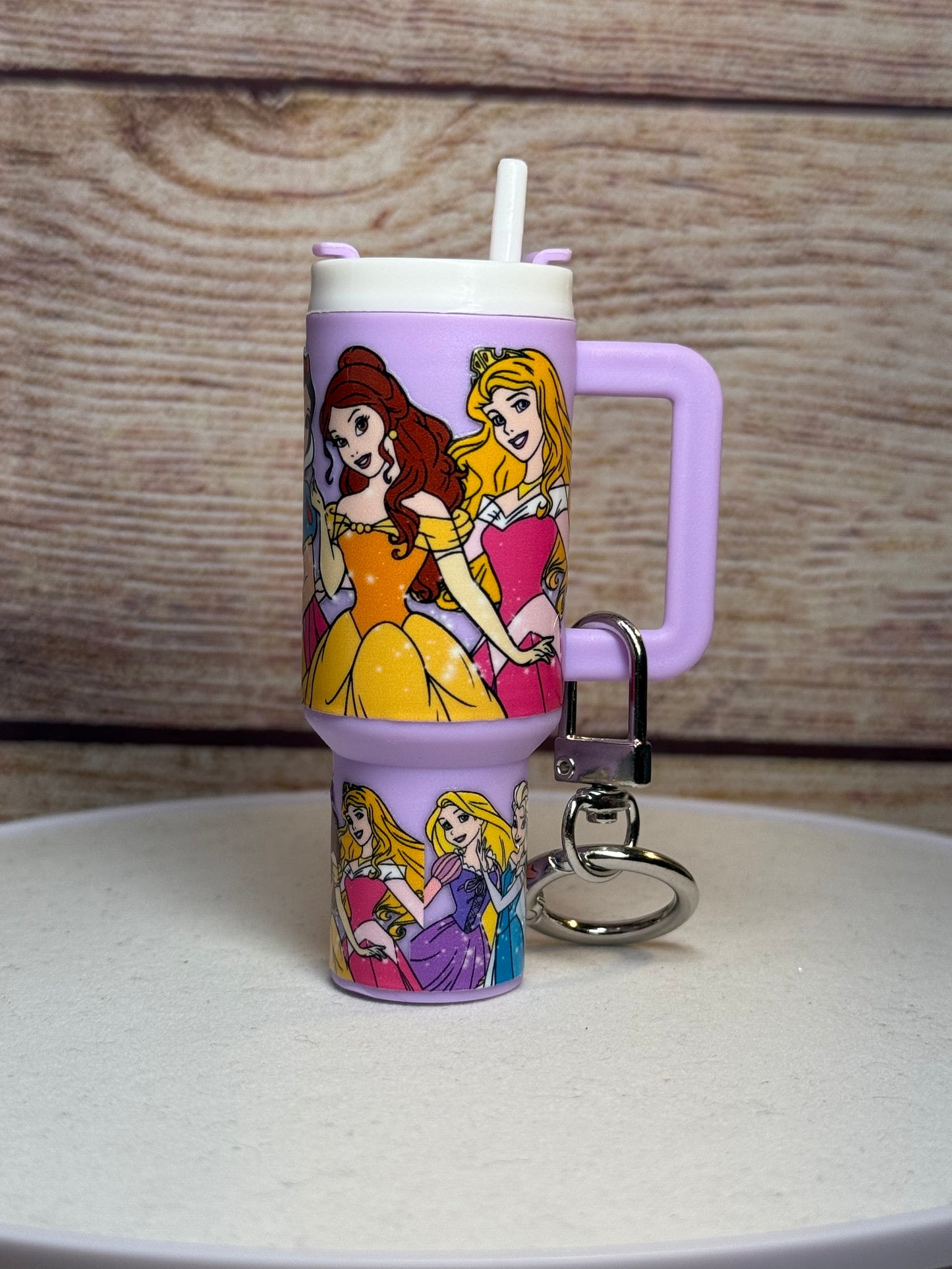Princess Mini Tumbler Keychain