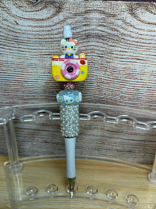 Hk, Cry baby, etc. beaded pens