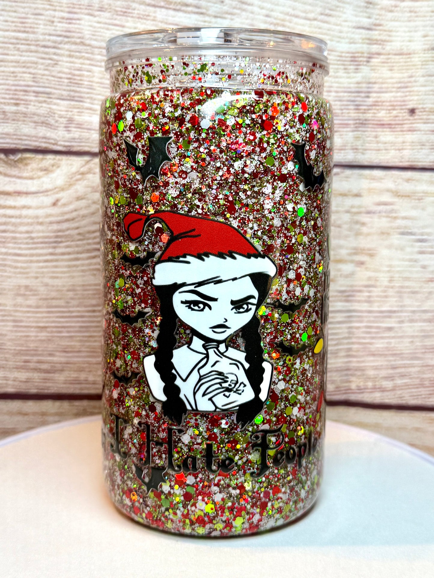 I’m Not Merry Snow Globe Tumbler
