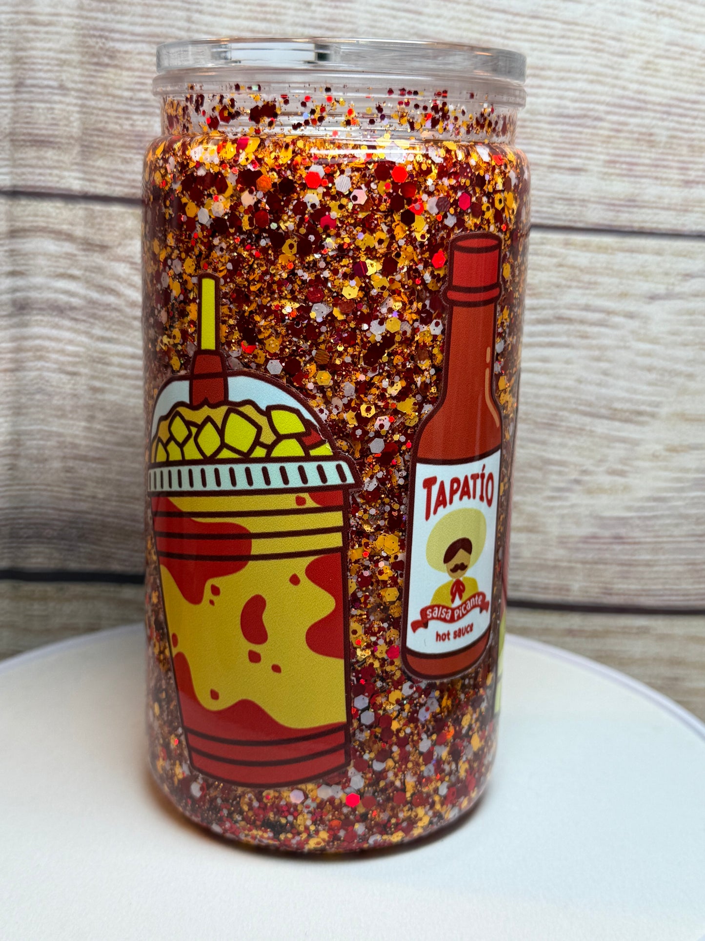 Cheetos 16oz snow globe tumbler
