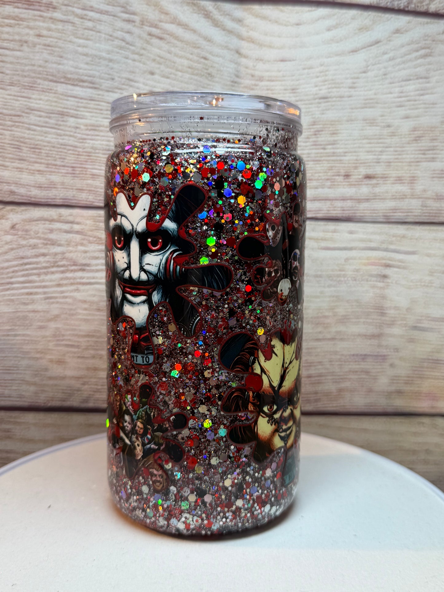 Horror Snow Globe Tumbler