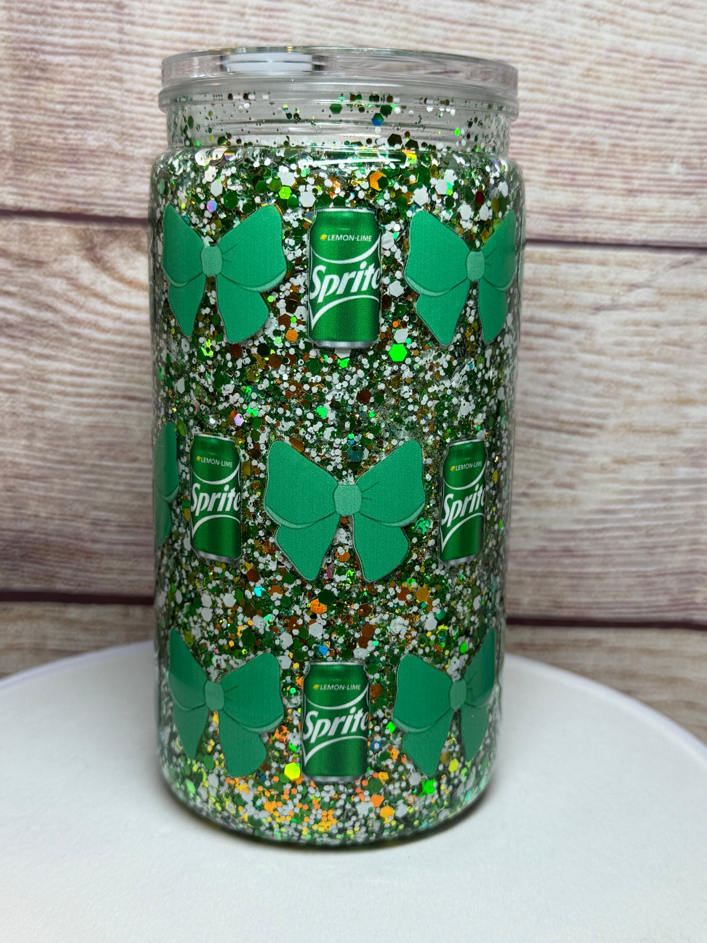 Sprite 16oz Snow Globe Tumbler