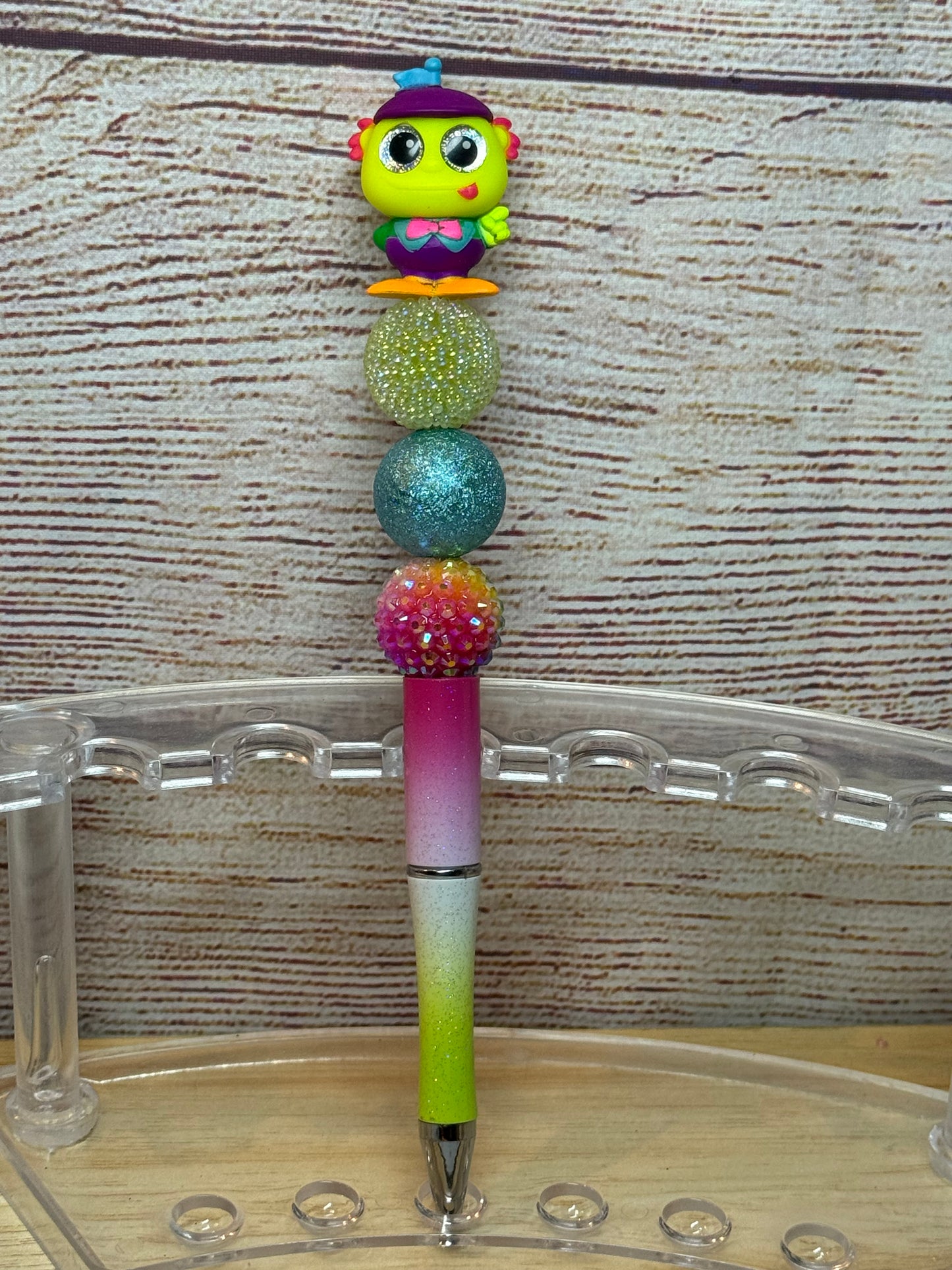 Neon Doorables Beaded Pens
