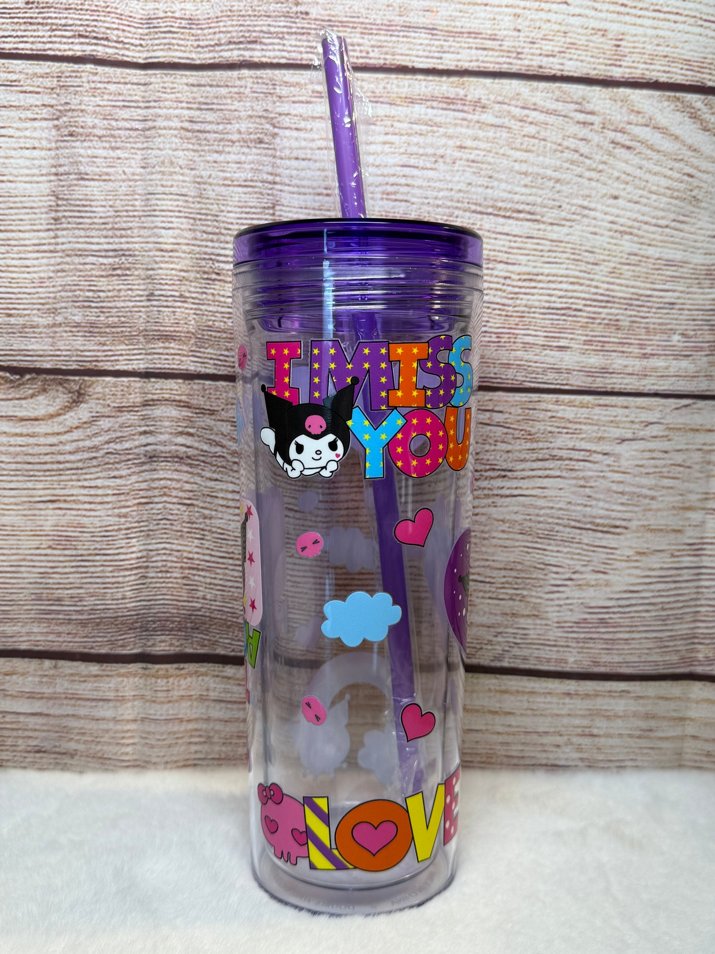 Kuromi 16oz Skinny Tumbler