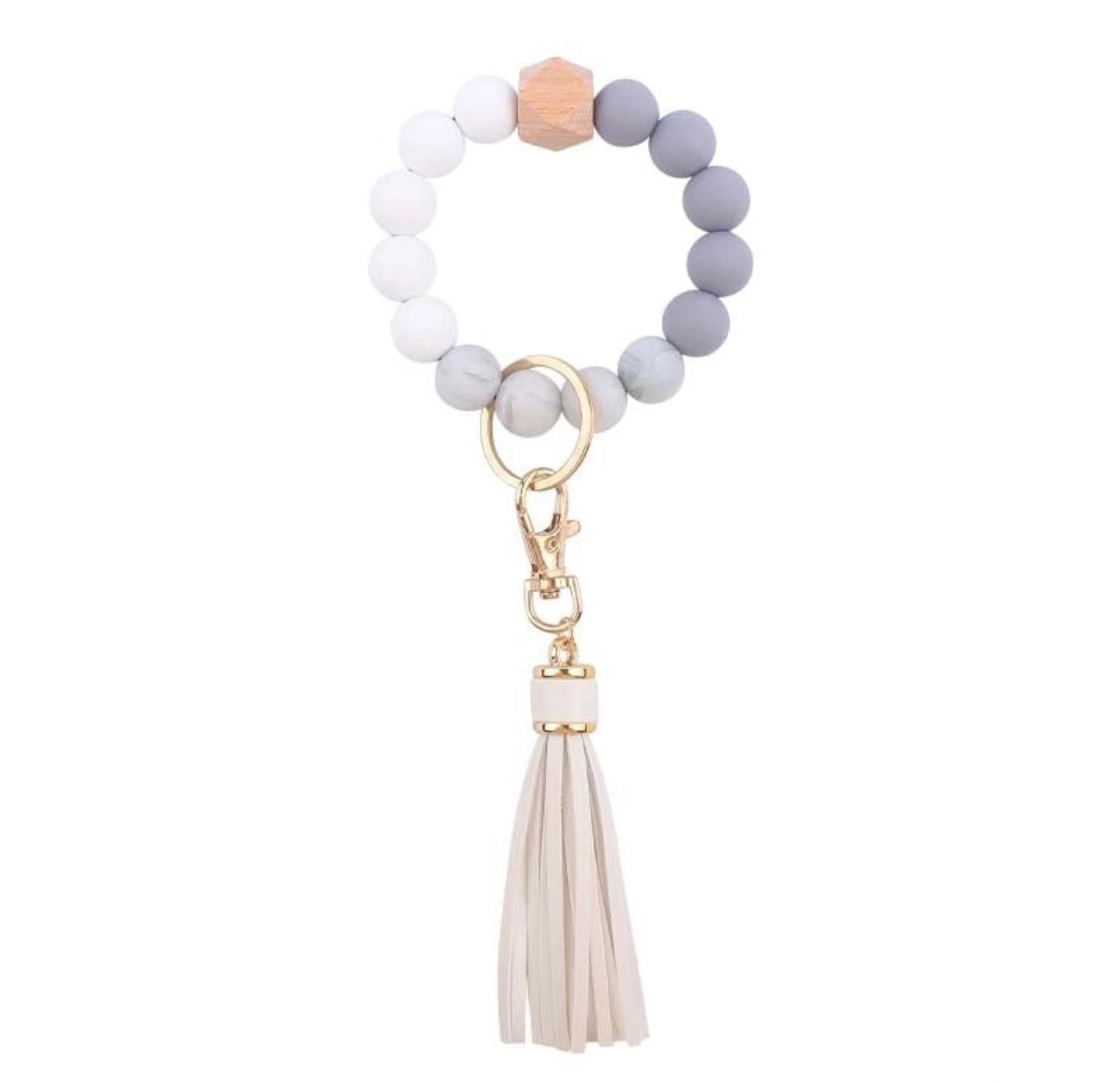 Beaded Wristlet Keychain