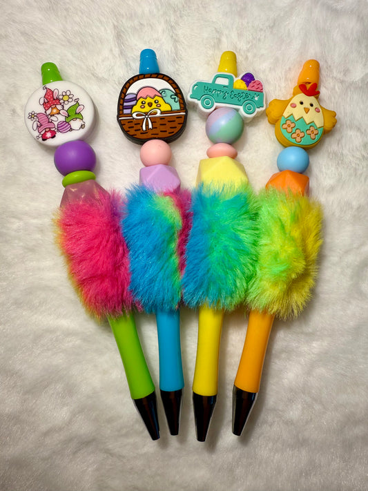 Fluffy Easter Pens