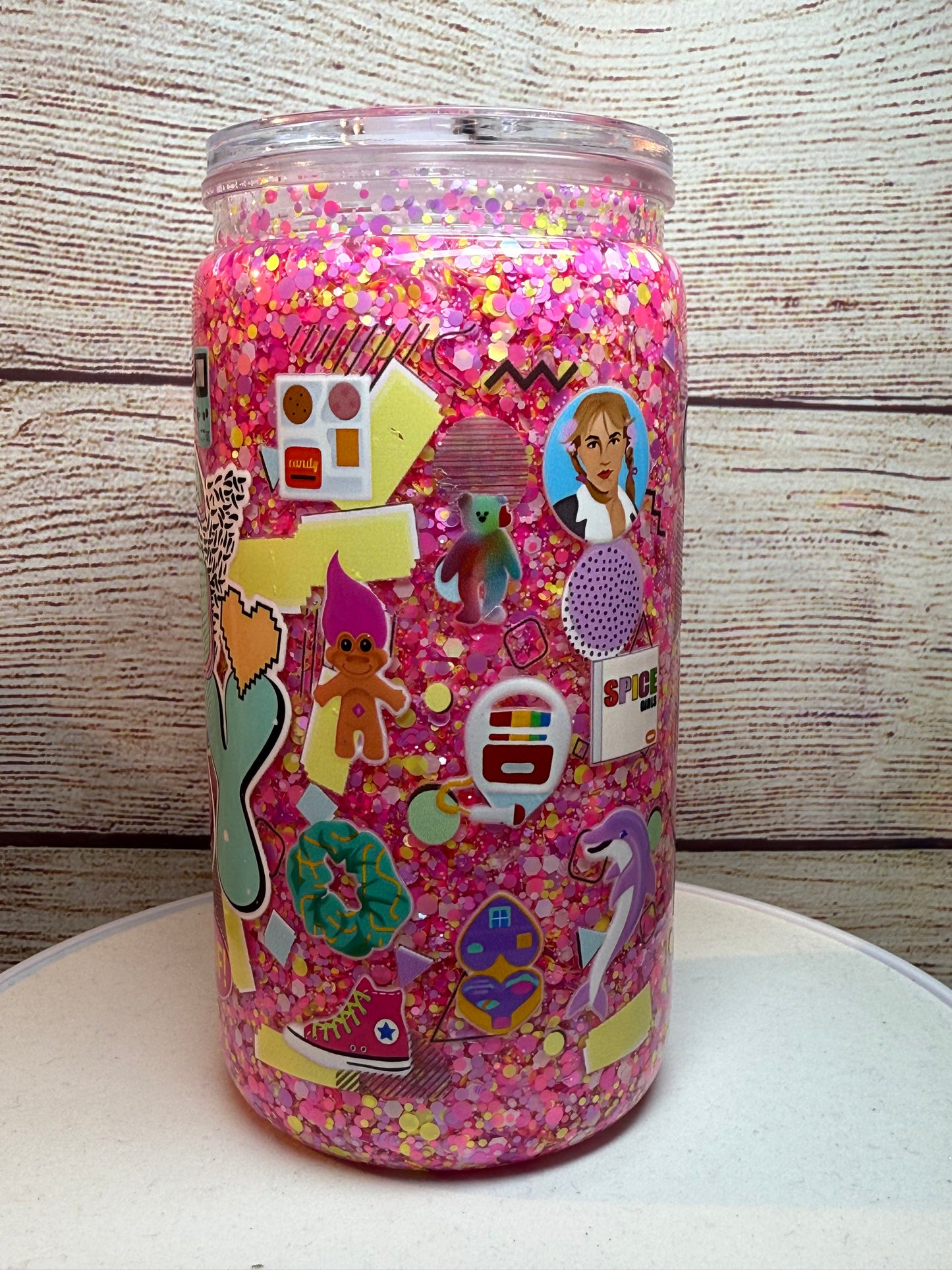 90s Baby Snow Globe Tumbler