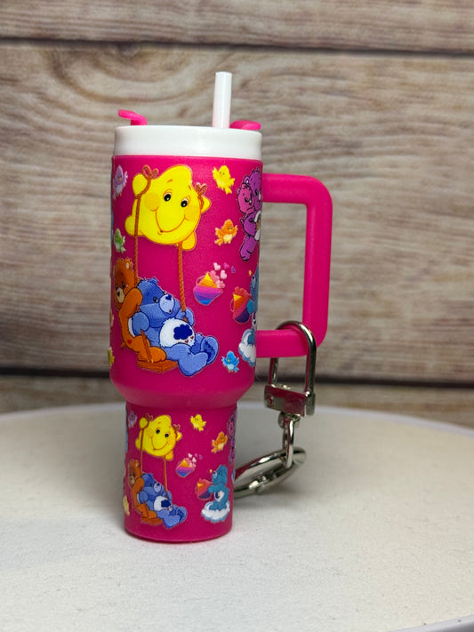 Care Bear Mini Tumbler Keychain