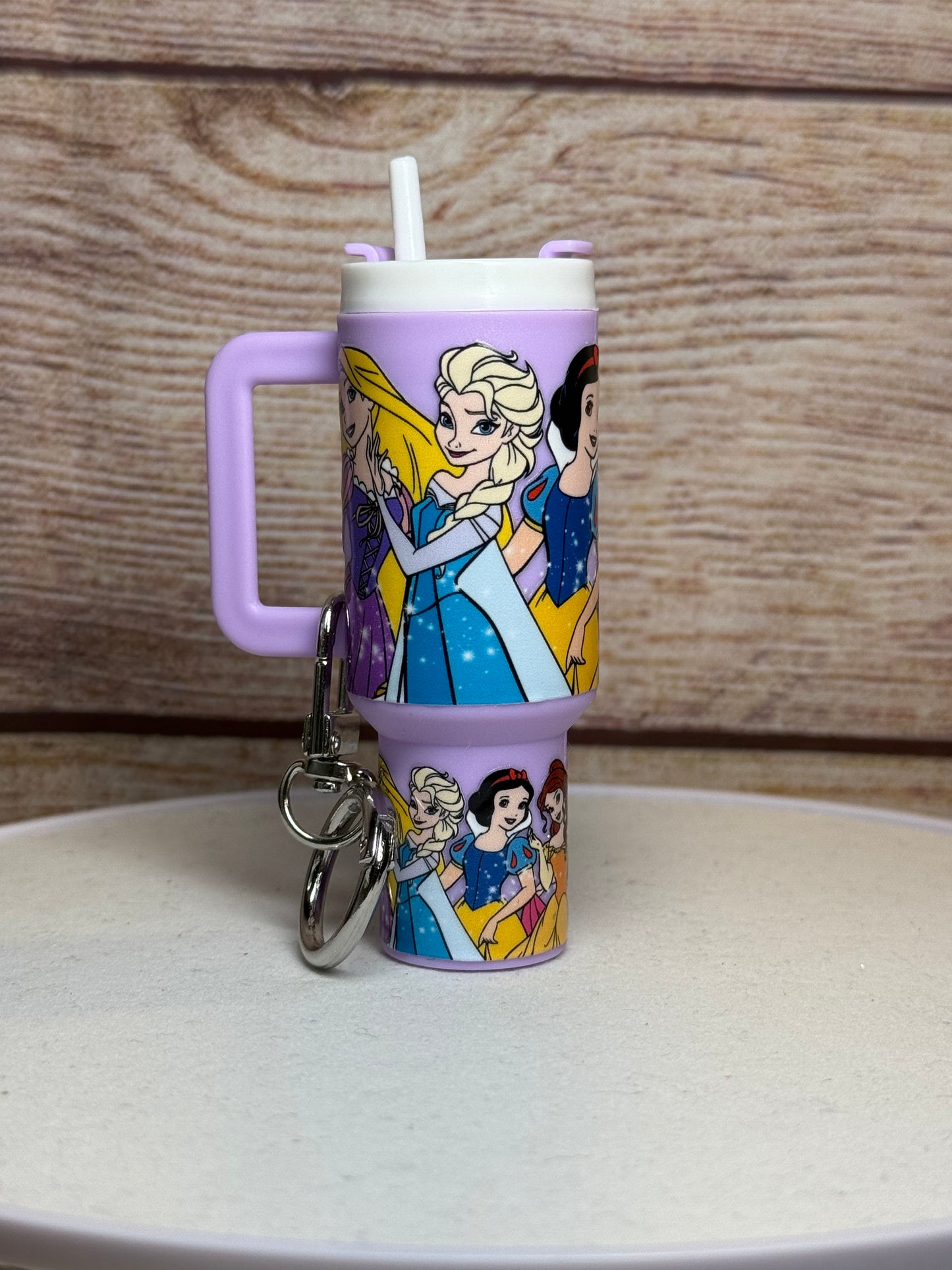 Princess Mini Tumbler Keychain