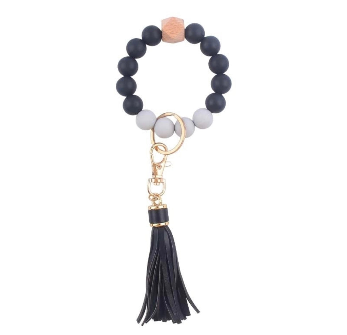 Beaded Wristlet Keychain